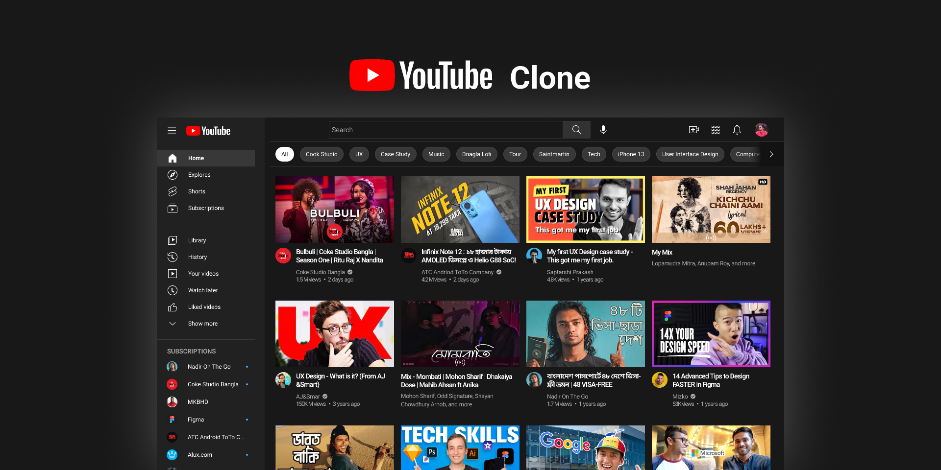 YouTube Clone